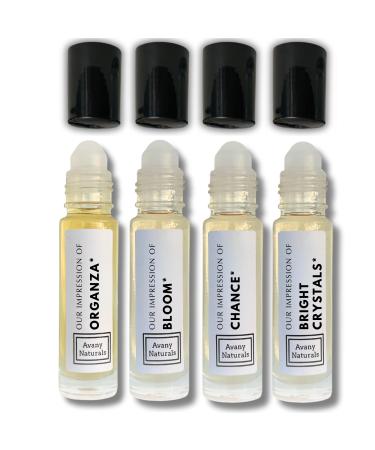Perfume Oils for Women Long Lasting - Mini Perfume Set Replicant Perfume Body Oils Must Haves for Women Smells Goods for Women 4 Pc (Seductive Set)