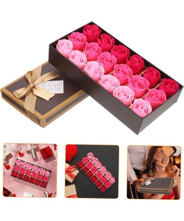 POPETPOP 3 Boxes Rose Soap Rose Petals Decorations Floral Decorations Wedding Decorations for Ceremony Bath Soap Rose Preserved Rose Scented Soap Rose Floral Soap Props - Buy Online on GoSupps.com