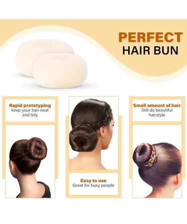 Miss Pouty Blonde Hair Bun Maker - Ring Style Doughnut Shaper for Women & Girls - Buy Online on GoSupps.com