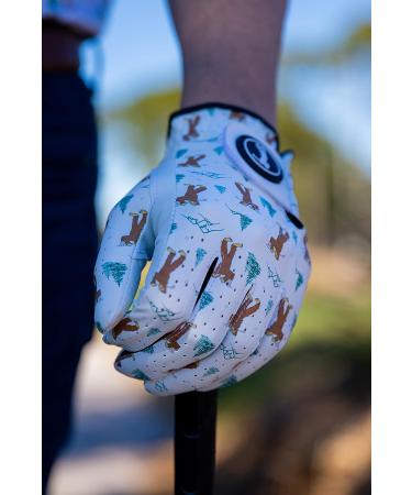 Chameleon Golf Men's Crazy Leather Cabretta Golf Glove - Bigfoot Flyer Large Left | Golf Gift for Men | Golf Equipment Accessory - Buy Online on GoSupps.com