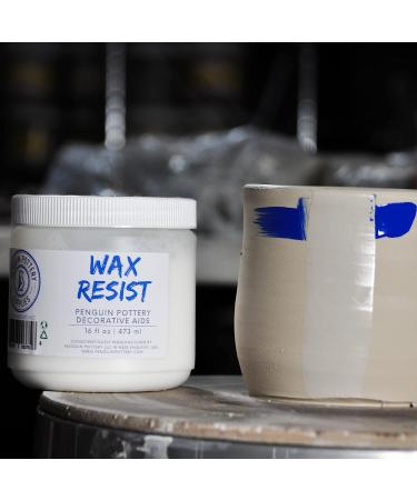 Penguin Pottery Premium Ceramic Wax Resist - Alternative to Latex Resist for Pottery - 1 Pint | 473 ml - Buy Online on GoSupps.com