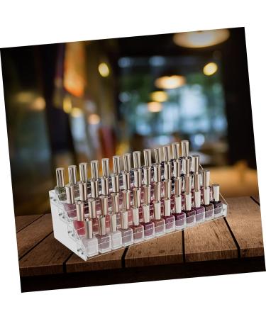  Mikinona Mikinona Multi-Layer Nail Polish Display Stand with Separate Compartments Compact and Neat Lipstick Display for Bedroom - Buy Online on GoSupps.com