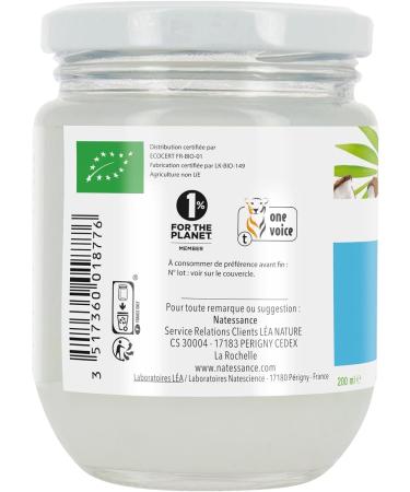Natessance Organic Coconut Nourishing Oil 200ml - Buy Online on GoSupps.com