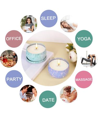 Larger Aromatherapy Candle Gift Set for Women - 4 Pack Natural Soy Wax Candles for Stress Relief Perfect for Christmas Birthdays & Valentine's Day - Buy Online on GoSupps.com