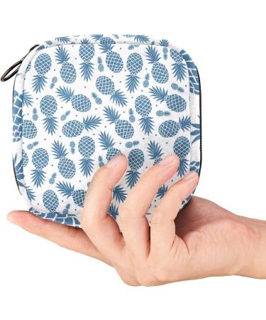 Sanitary Napkin Storage Bag Pineapple Print Pattern - Menstrual Cup Pouch & Tampon Bags - Portable Period Kit Bag - Color 6 - Buy Online on GoSupps.com
