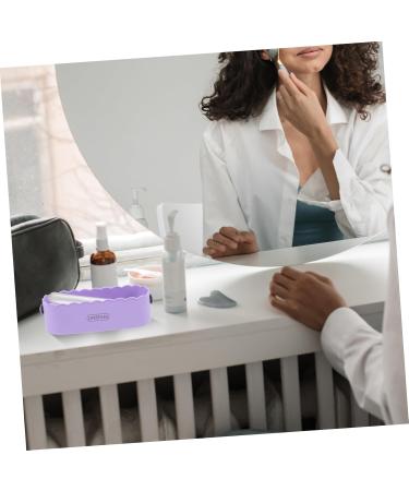 minkissy Box Makeup Brush Storage Box Brush Cleaning Container Cleaner Container Makeup Tools Cleaner Cosmetics Brush Cleaner Makeup Supplies Sponge Miss Beauty Egg Shelf - Buy Online on GoSupps.com