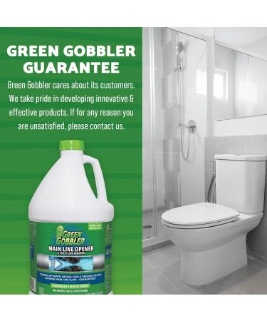 Green Gobbler Main Line Drain Opener & Toilet Clog Remover Odorless Formula Septic Safe Hair Clog Remover 128 Oz - Buy Online on GoSupps.com