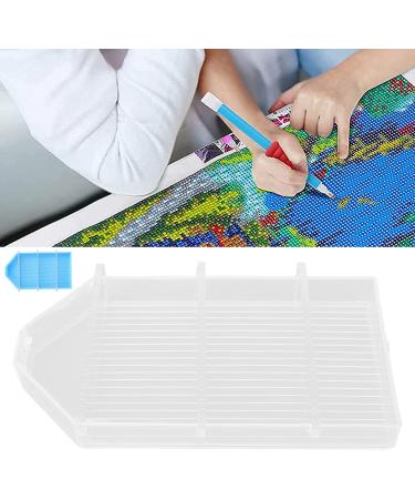 Bead Sorting Trays Diamond DIY Tools | Paint Mixing Trays for Kids & Students | Classroom Art Craft Plastic Pallet (Transparent) - Buy Online on GoSupps.com
