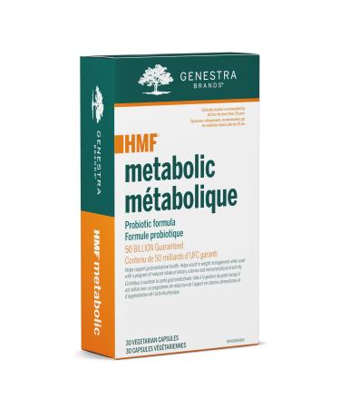 Genestra Brands HMF Metabolic | Probiotic Formula offering Support for Gastrointestinal Health* | 30 Vegetarian Capsules
