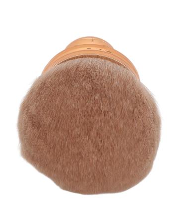 Mushroom Head Makeup Brush - Soft Loose Powder Brush with Rose Gold Electroplated Handle for Blush & Powder | Portable & Versatile - Buy Online on GoSupps.com