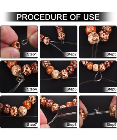 OBSEDE 0.5mm Elastic Cord Beading Thread for Jewelry Making - Round Stretch String Fibre Crafting Cord - Buy Online on GoSupps.com