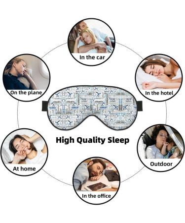 Shop Gymnastics Blue Soft Sleep Eye Mask - Breathable Eye Patch for Women | Perfect Travel & Relaxation Accessory - Buy Online on GoSupps.com