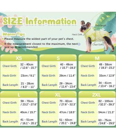 Kuoser Dog Recovery Suit - Postoperative Wound Protection Shirt for Dogs | Soft Breathable Anti-Lick E-Collar Alternative (XL Green) - Buy Online on GoSupps.com