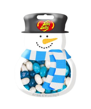 Jelly Belly Snowman Flavors Gourmet Jelly Beans 155g Christmas & Holiday Candy - Vegan Candy Dairy Free Snacks Kosher Candy Gluten Free Bulk Candy Stocking Stuffers for Teens