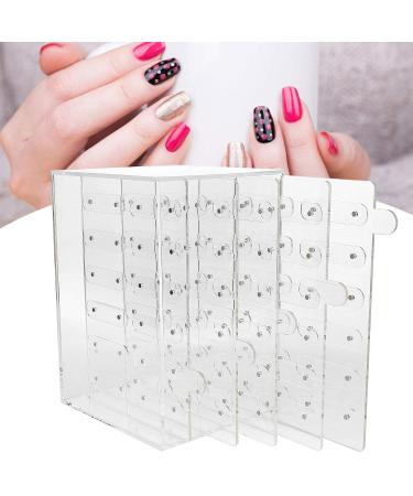 Nail Art Color Card Stand - Non-Slip Acrylic Manicure Exhibition Organizer for Worktops & Cupboards - Buy Online on GoSupps.com