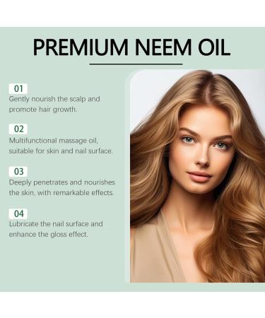 Neem Oil Skin Care Neem Oil for the Face | 100ml Cosmetic Neem Oil | Nourishing Oil for Hair Growth Natural Oil for Hair Repair - Buy Online on GoSupps.com