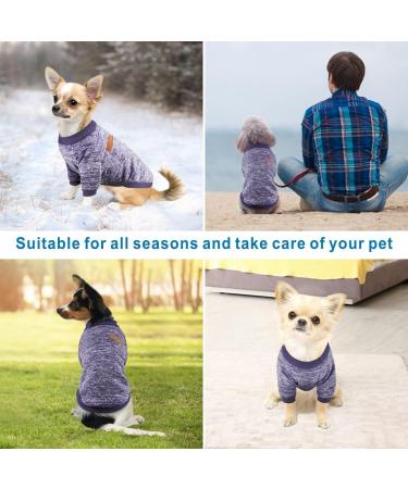 Shop Mosucoirl Pets Cat & Dog Winter Sweater - Comfortable Fleece Costume for Small & Medium Dogs - Navy Blue - Buy Online on GoSupps.com