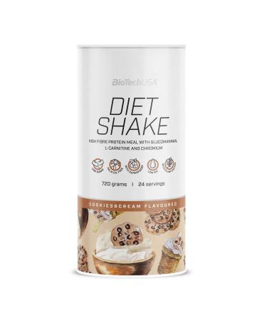 BioTechUSA Diet Shake | hyperprot in pauvre en graisse | avec super-aliments chrome glucomannane L-carnitine | faible taux de sucre sans huile de palme 0 72 kg cookies&cream_
