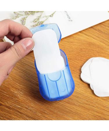 Portable Disposable Soap Sheets - 200 Pieces Travel Soap Paper Box (5 Colors) - Ideal for Hand Washing & Cleaning - Buy Online on GoSupps.com