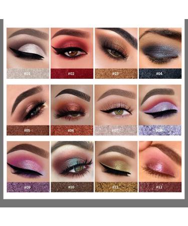 Quxunzzz Liquid Glitter Eyeshadow - Metallic Golden-Chameleon05 | Waterproof & Long Lasting Sparkling Eye Shadow Makeup - Buy Online on GoSupps.com