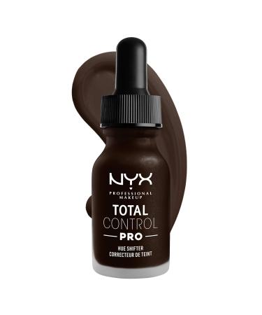 NYX PROFESSIONAL MAKEUP Total Control Pro Drop Foundation Hue Shifter  Dark 0.43 Fl Oz (Pack of 1) Dark