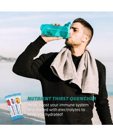 EcoDrink Multivitamin Energy Powder Drink Mix - Electrolytes Antioxidants Nutrients - Sugar and Caffeine Free - Peach Mango Flavor Powder  24 Packets - Buy Online on GoSupps.com