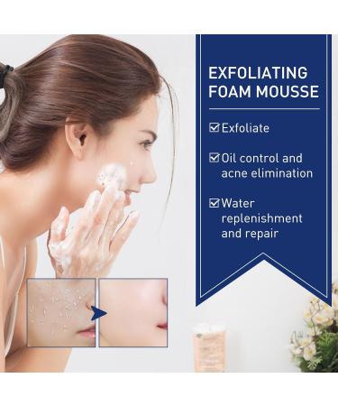 Lot De 2 Mousses Exfoliantes Nettoyant Visage Doux For Minimiser Les Pores Contr ler Le S bum Et liminer Les Points Noirs. - Buy Online on GoSupps.com