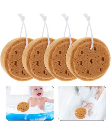 FRCOLOR Exfoliating Bath Sponge Shower Brush 4pcs Set for Soft Skin Cleaning - Body Scrubberwash for Women, Men, and Kids - Buy Online on GoSupps.com