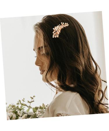 DOITOOL Tiara Wedding Bride Hair Comb Bridal Hair Accessories Hair Comb for Women Wedding Hair Accessories Women Hair Accessories Pearl Hair Comb Headgear Hairpin Miss Silver - Buy Online on GoSupps.com