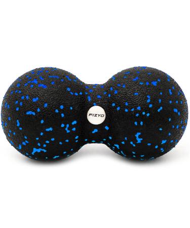 Ficyo massage ball massage scooter roller for rehabilitation yoga exercises crossfit anti-stress relaxation ideal for back pain sciatica |Form peanut black/blue (blue) - Buy Online on GoSupps.com