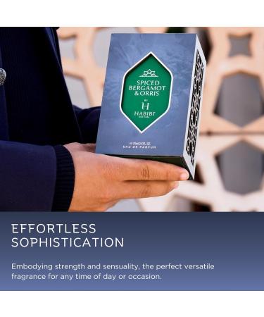 Spiced Bergamot & Orris Arabian Cologne For Men Eau De Parfum (2.5 Oz) Long Lasting Perfume For Men Blended With Sweet & Spicy Notes of Sage Oud & Tonka Premium Valentine s Day Gifts - Buy Online on GoSupps.com