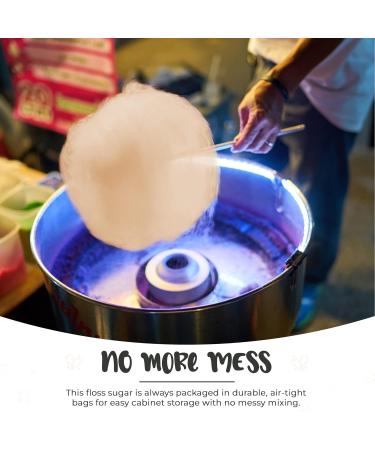 Baking Beauty and Beyond Premium Floss Sugar for Cotton Candy - Cotton Candy Flossing Sugar with Natural Ingredients Perfect for Every Occasion Bulk Floss Sugar 800g - Chocolate Flavour - Buy Online on GoSupps.com