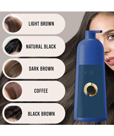 Zhihuashi Plant-Based Hair Coloring Cream | Caviar Hair Color for Gray Coverage | Qiweitang Bubble Hair Dye Shampoo | Natural Black Dye for Soft Vibrant Hair - Buy Online on GoSupps.com
