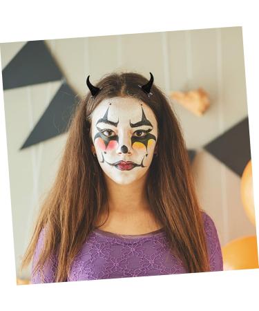 minkissy 1 Set 2 Pairs Horn Hairpin Baby Girl Accessories Devil Hair Clips Glitter Halloween Hair Clips Halloween Bag Xmas Hair Clips Horror Hair Clips Props Plastic Universal Men and Women - Buy Online on GoSupps.com