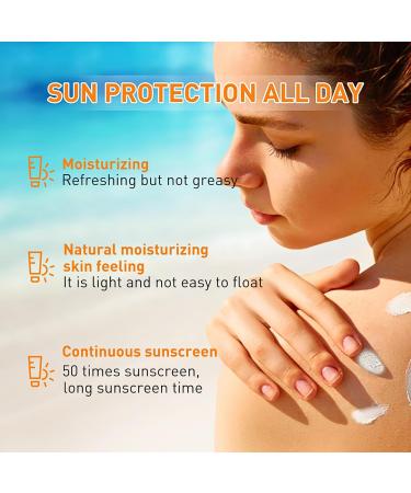Sunscreen SPF 50+ UVmune 400 Invisible Fluid Sun Cream SPF50+ Ultra Light UV Protetion Suncream Very Water + Sweat Resistant Anti-Eye Stinging Non-Perfumed Travel Size for Women Men 50ml 1 - Buy Online on GoSupps.com