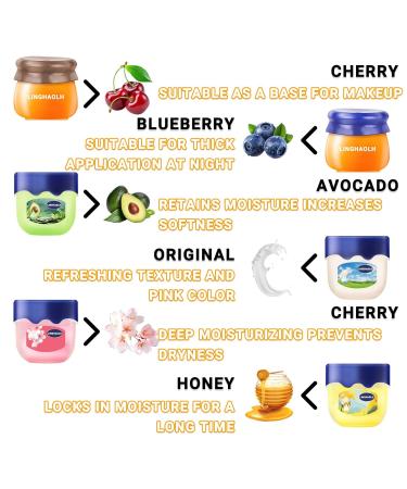 Bee Lip Balm Honey Pot Set 6PCS Moisturizing Mask for Dry Lips Hydrating Sleeping Tinted Balm & Daily Moisturizer - Buy Online on GoSupps.com