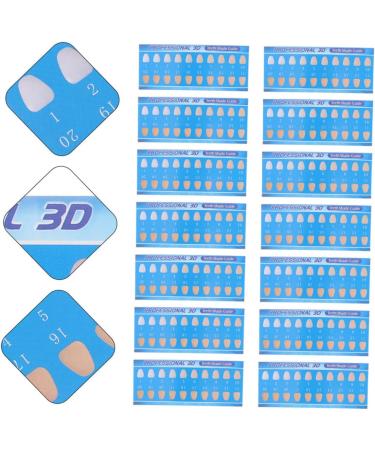 GATUIDA 60 STK Tooth Color Card - Teeth Whitening Shade Guide & Oral Care Tool - Fast International Shipping - Buy Online on GoSupps.com