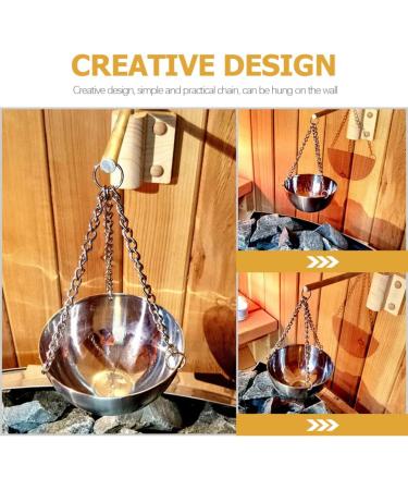 Premium Stainless Steel Sauna Accessories | Essential Oil Diffuser & Fragrance Shell Holder - Buy Online on GoSupps.com