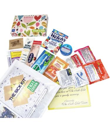 Sick-KIT: 15+ Essential Items for Cold, Flu, & Surgery Recovery - Get Well Soon Gift Set - Buy Online on GoSupps.com