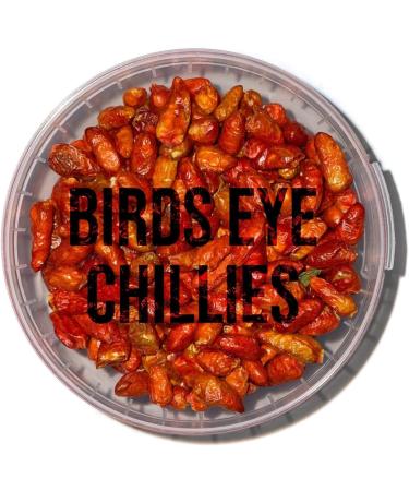 Dried Birds Eye Chillies (Whole) - 1kg - Buy Online on GoSupps.com