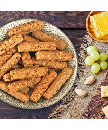 Buy Dr. Karg's Huts Wholesale Nibbing Mountain Cheese & Herb Crispy Biscuits - 12x125g Vegetarian Wholemeal Snacks Oven-Baked No Additives - Buy Online on GoSupps.com