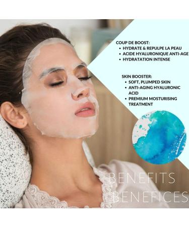  Littorelle Face Mask N 4 Hydrating Serum with Hyaluronic Acid Made in France Moisturizes and Plumps the Skin Anti-Aging Stimulates Collagen Production Tissue Mask for Normal Skin - Buy Online on GoSupps.com