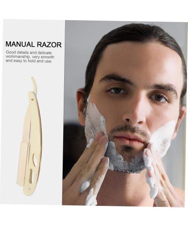 1pc Razor Beard Trimmer - Manual Face Shaver & Convenient Handheld Trimming Cutter for Perfect Beard Grooming - Buy Online on GoSupps.com