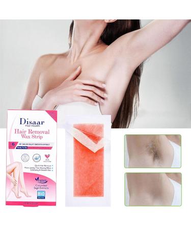 Wax Strips for Hair Removal - 20 Pieces for Face & Body | Home Use for Eyebrows Neck Bikini Legs & More - Lingjiong Red - Buy Online on GoSupps.com