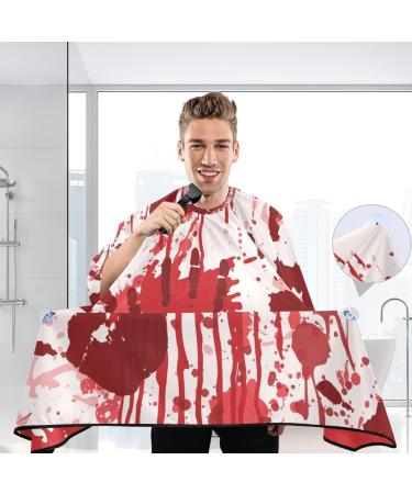 Kigai Happy Halloween Barber Cape | Professional Waterproof Hair Cutting Cape for Men & Women | Adjustable Snap Closure Hairdressing Cape - Buy Online on GoSupps.com