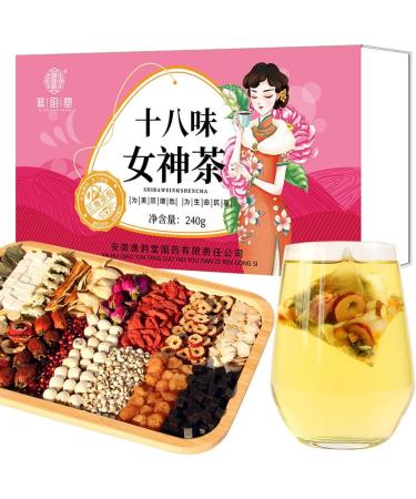 cn herb Eighteen Goddess Tea 240g/ Box Triangle Tea - Buy Online on GoSupps.com