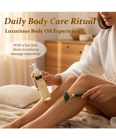 FIUMOT Firming Body Oil Hydrating Massage Oil with Jojoba Olive & Sunflower Oils Smooths Nourishes & Improves Skin Texture Natural Skincare for Everyday Use - Buy Online on GoSupps.com