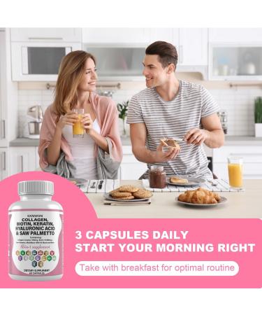 SXNWSN 10000 mcg Biotin & Collagen Hair Supplement - Strengthens Strands & Reduces Split Ends with Antioxidant Support 60 Capsules - Buy Online on GoSupps.com