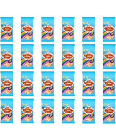 Rainbow Drops (Pack of 24) Multipack Bulk Sweets - Colourful and Crunchy Candy - Kids Party Bag Fillers - Buy Online on GoSupps.com