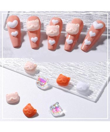 Sanwood 3D Nail Art Trailer - 30 Colorful Katzkopf Nail Diamonds | Fairy Style DIY Manicure Accessories - Buy Online on GoSupps.com